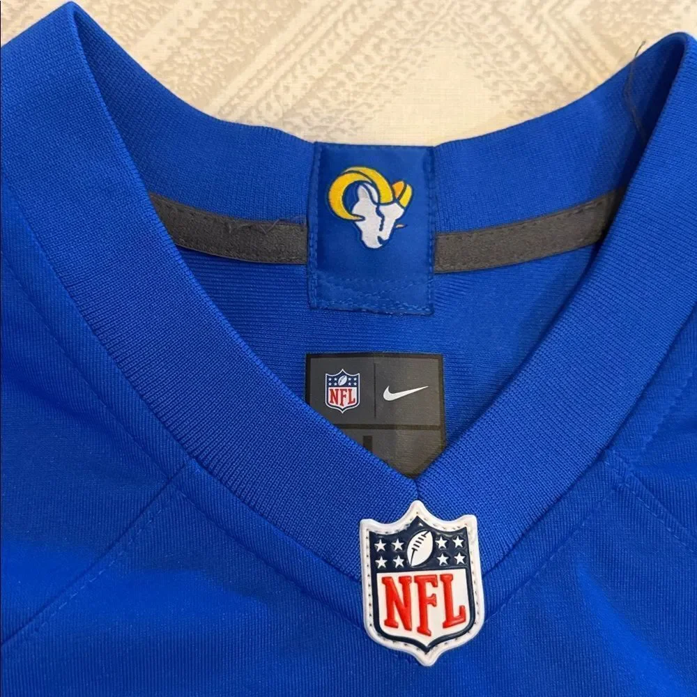 Los Angeles Rams Cooper Kupp #10 Nike Game Jersey Royal Blue Youth Large NFL